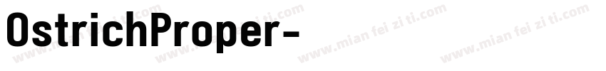 OstrichProper字体转换