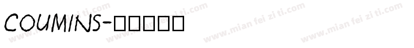 coumins字体转换