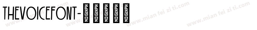 TheVoiceFont字体转换