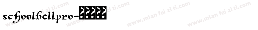 schoo1be11pro字体转换