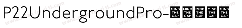 P22UndergroundPro字体转换