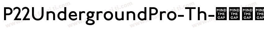 P22UndergroundPro-Th字体转换