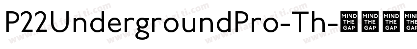 P22UndergroundPro-Th字体转换