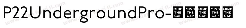 P22UndergroundPro字体转换