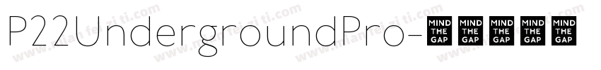 P22UndergroundPro字体转换