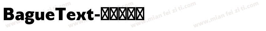 BagueText字体转换