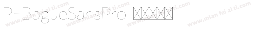 PFBagueSansPro字体转换