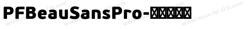 PFBeauSansPro字体转换