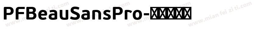 PFBeauSansPro字体转换