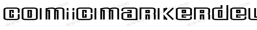 ComicMarkerDeluxeItalic-V9EV字体转换
