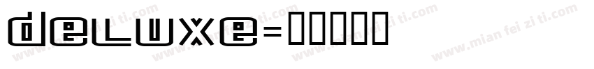deluxe字体转换