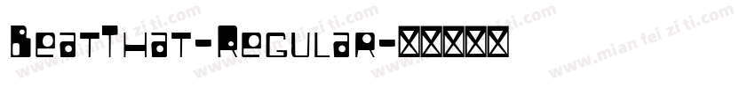 BeatThat-Regular字体转换