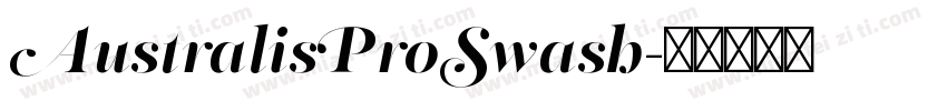 AustralisProSwash字体转换