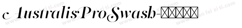 AustralisProSwash字体转换