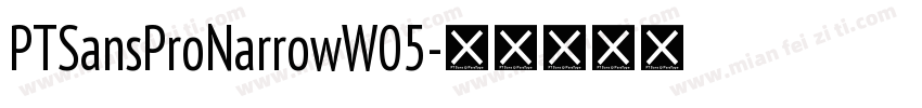 PTSansProNarrowW05字体转换