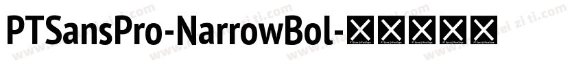 PTSansPro-NarrowBol字体转换
