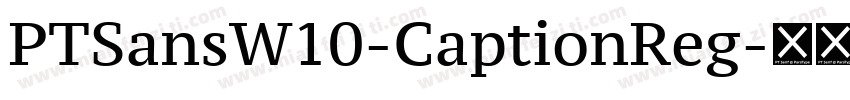 PTSansW10-CaptionReg字体转换