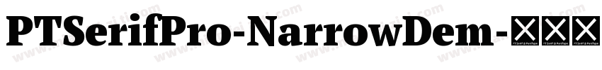PTSerifPro-NarrowDem字体转换