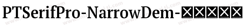 PTSerifPro-NarrowDem字体转换