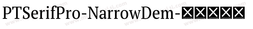 PTSerifPro-NarrowDem字体转换