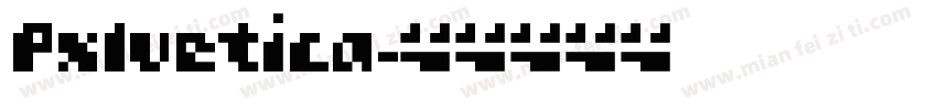 Pxlvetica字体转换