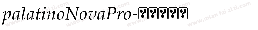 palatinoNovaPro字体转换