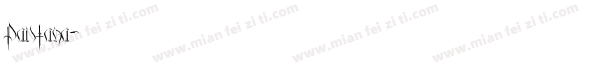 Pantara字体转换