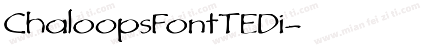 ChaloopsFontTEDi字体转换