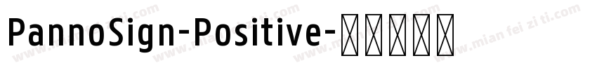 PannoSign-Positive字体转换