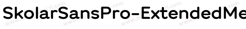 SkolarSansPro-ExtendedMedium字体转换