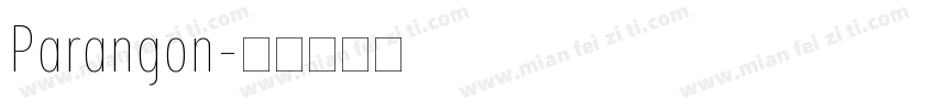 Parangon字体转换