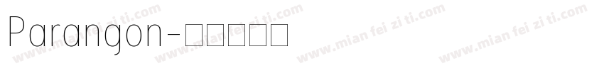 Parangon字体转换