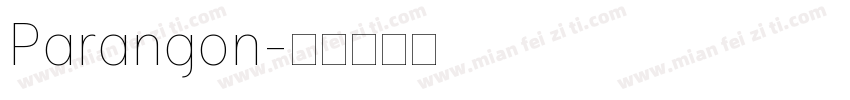 Parangon字体转换