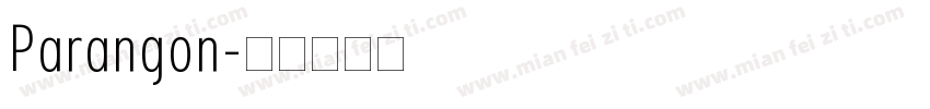 Parangon字体转换