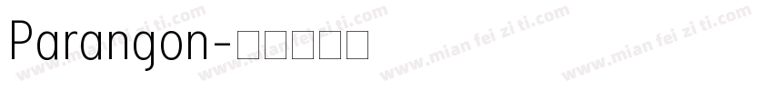 Parangon字体转换