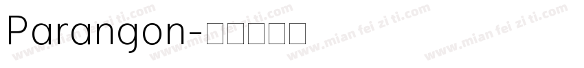 Parangon字体转换