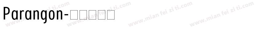 Parangon字体转换