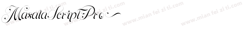 MasalaScriptPro字体转换
