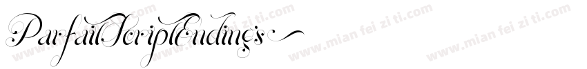 ParfaitScriptEndings字体转换