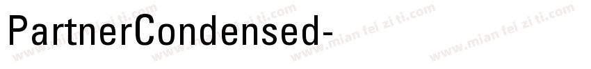 PartnerCondensed字体转换