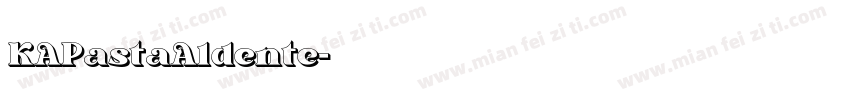 KAPastaAldente字体转换