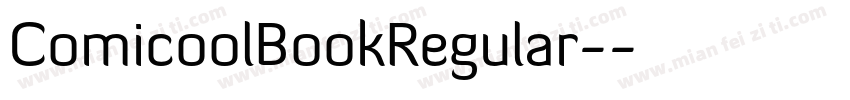 ComicoolBookRegular-字体转换