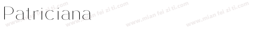 Patriciana字体转换
