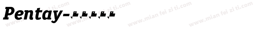 Pentay字体转换