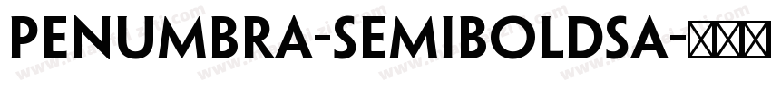 Penumbra-SemiboldSa字体转换