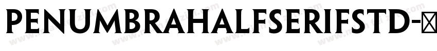PenumbraHalfSerifStd字体转换