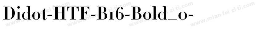 Didot-HTF-B16-Bold_0字体转换