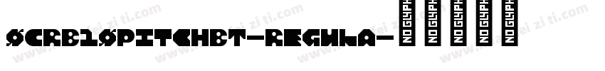 0CRB10PitchBT-Regula字体转换