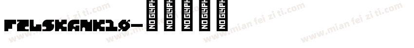 FZLSKGNK10字体转换
