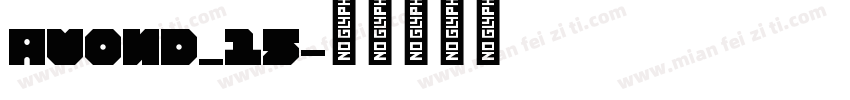 Avond_15字体转换